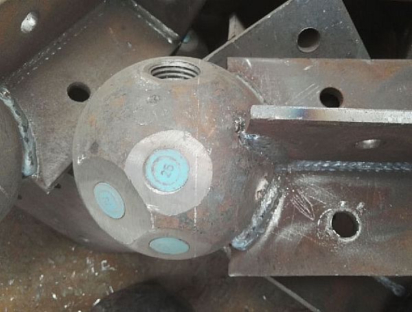 贺州螺栓球球塞，网架配件