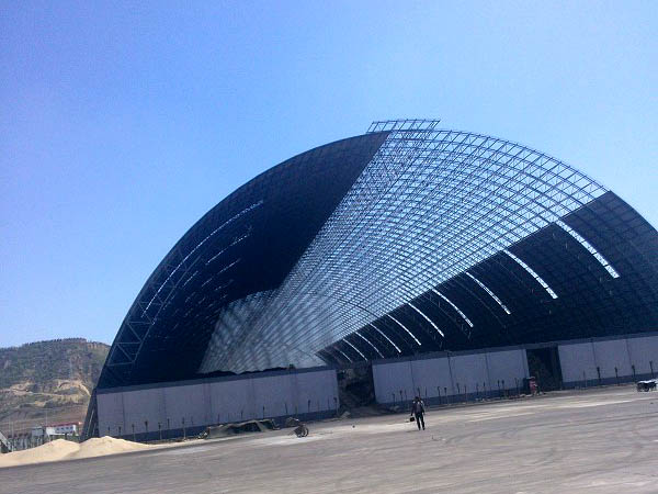 贺州桶壳螺栓球网架工程